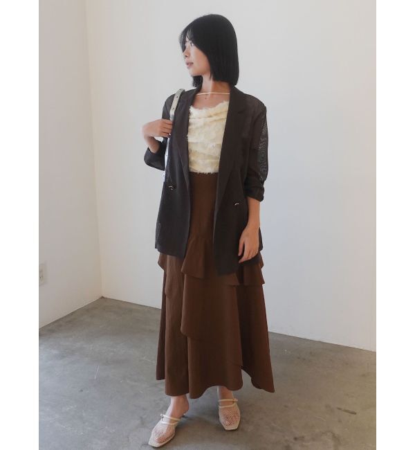 LAGUNAMOON「フレアティアードスカート」|スカート|