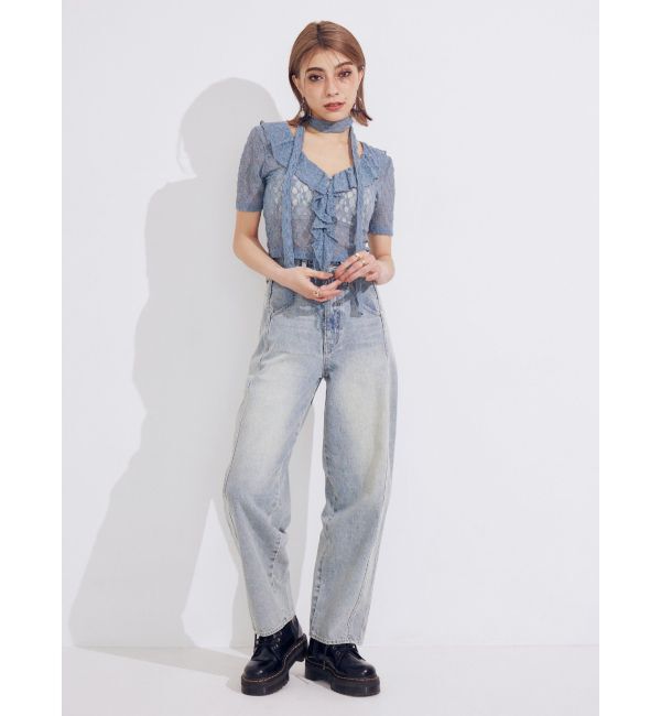 EVRIS「チョーカーレーストップス」|Tシャツ・カットソー|