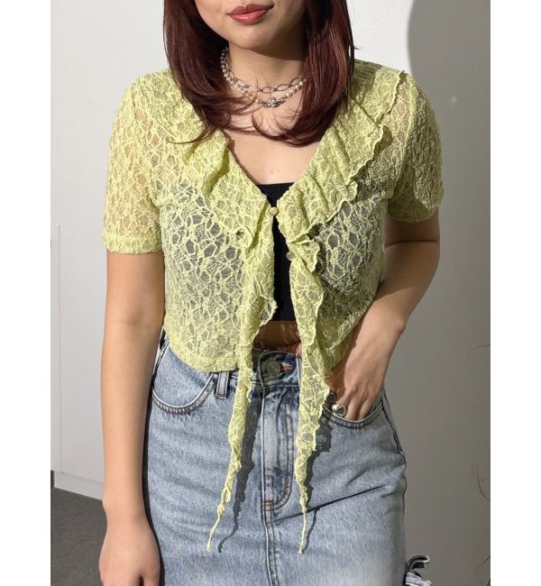 EVRIS「チョーカーレーストップス」|Tシャツ・カットソー|