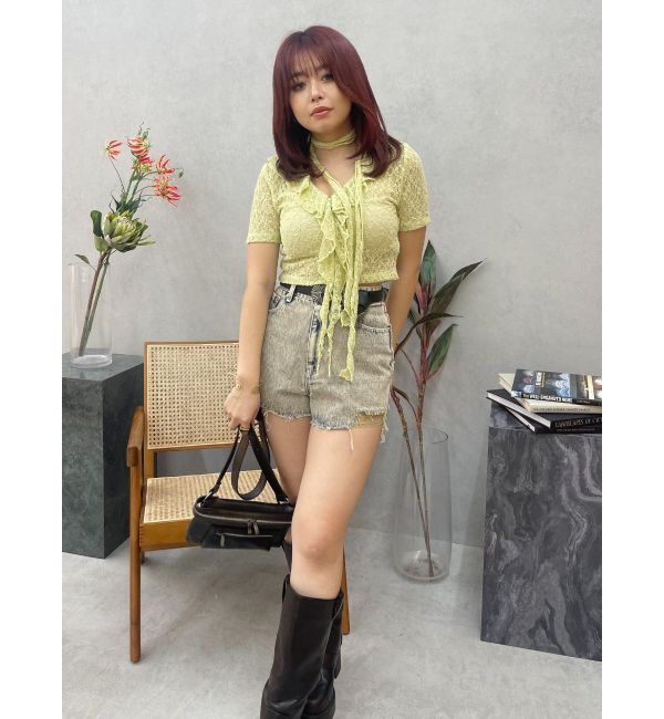 EVRIS「チョーカーレーストップス」|Tシャツ・カットソー|