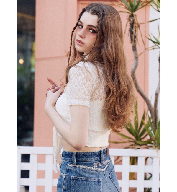 EVRIS「チョーカーレーストップス」|Tシャツ・カットソー|