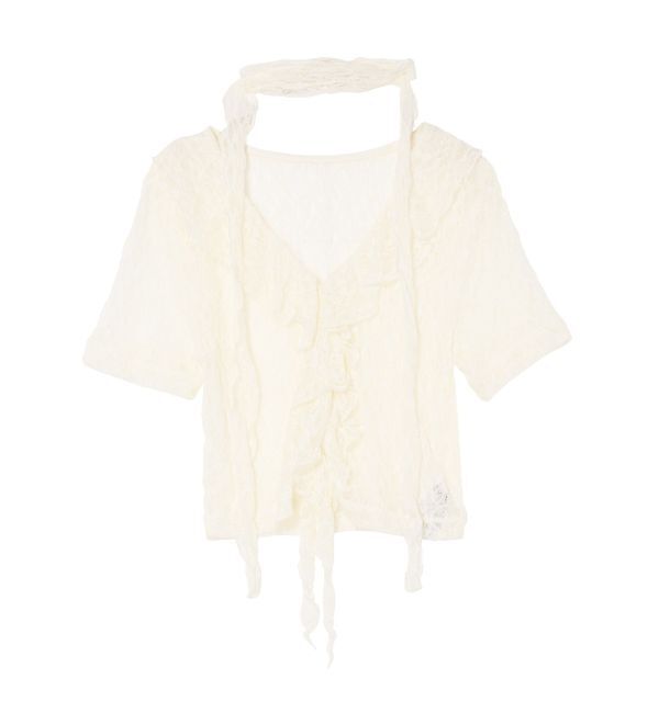 EVRIS「チョーカーレーストップス」|Tシャツ・カットソー|