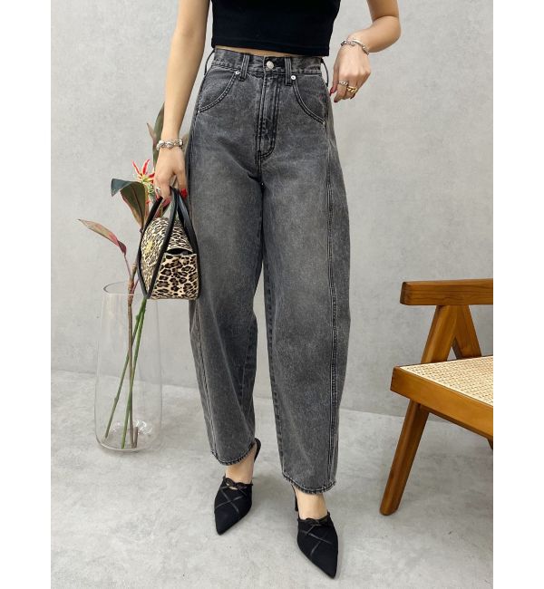 EVRIS「バレルワイドデニムパンツ」|デニム|