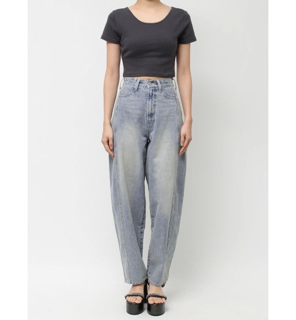 EVRIS「バレルワイドデニムパンツ」|デニム|