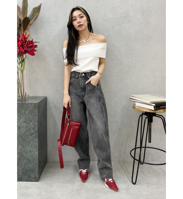 EVRIS「バレルワイドデニムパンツ」|デニム|