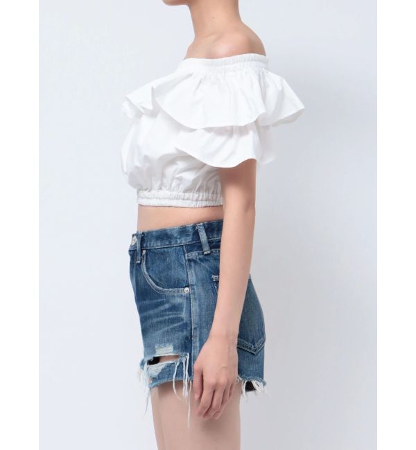 GYDA「フリルオフショルブラウス」|シャツ・ブラウス|