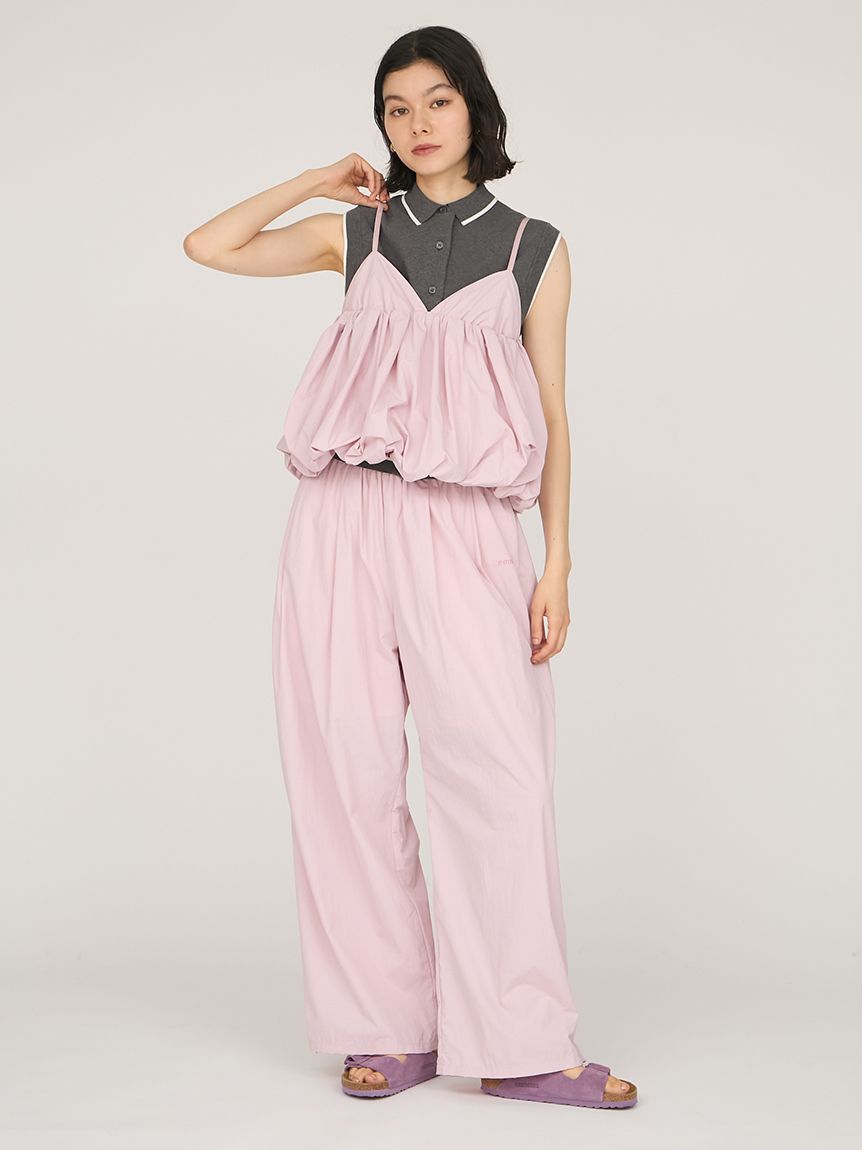 emmi atelier「ナイロンイージーパンツ」|チノ|