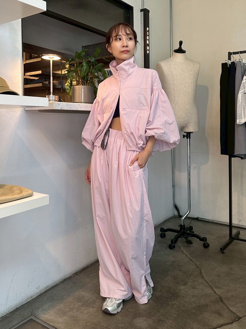 emmi atelier「ナイロンイージーパンツ」|チノ|