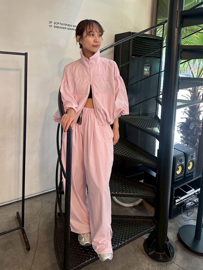 emmi atelier「ナイロンイージーパンツ」|チノ|