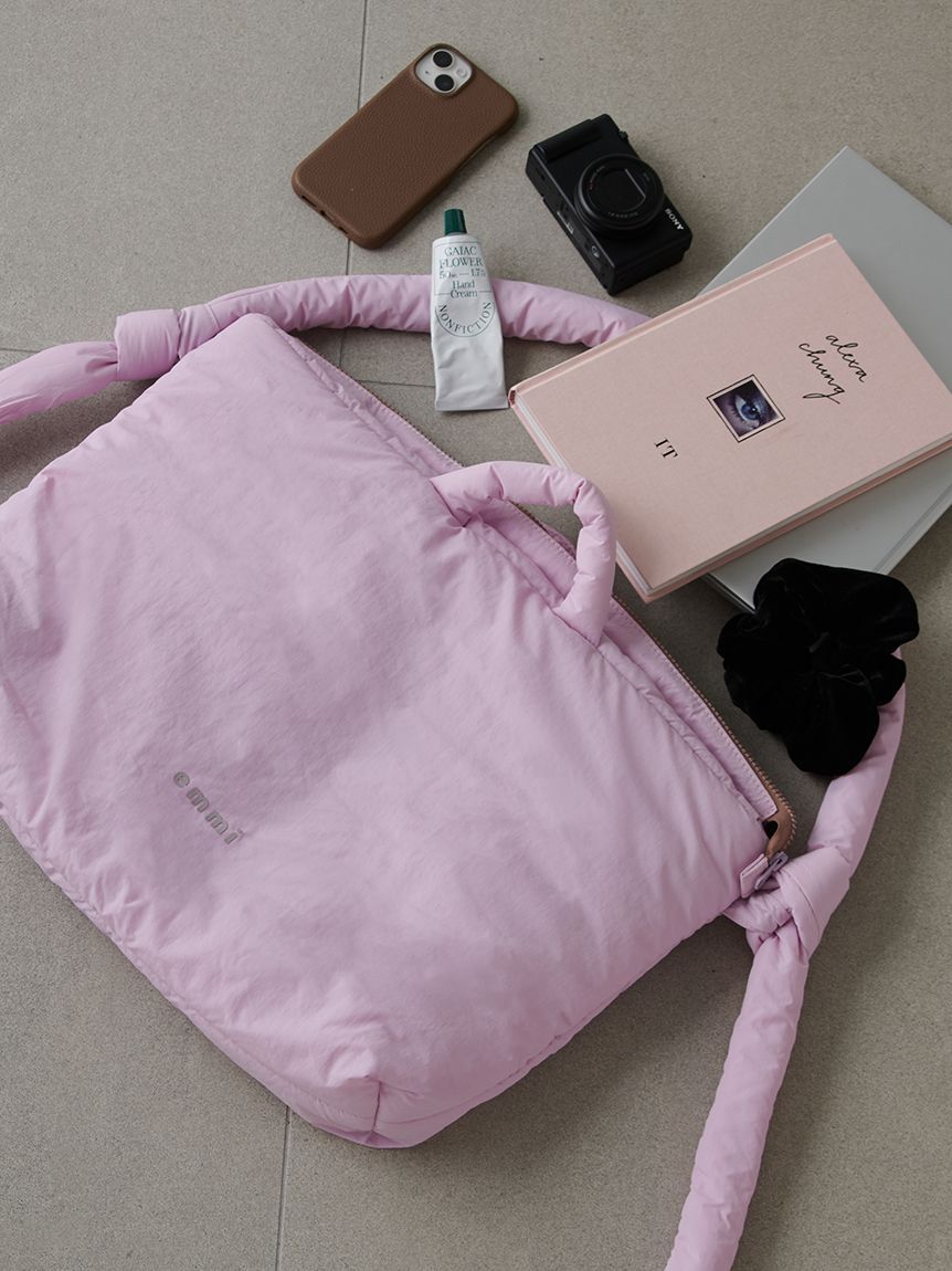 emmi atelier「【限定カラーあり】ナイロンパディングバッグ」|ショルダー・メッセンジャー|