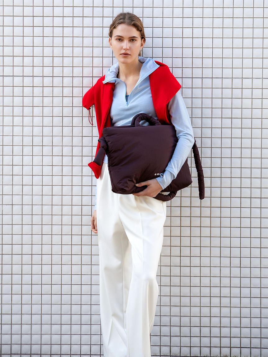 emmi atelier「【限定カラーあり】ナイロンパディングバッグ」|ショルダー・メッセンジャー|