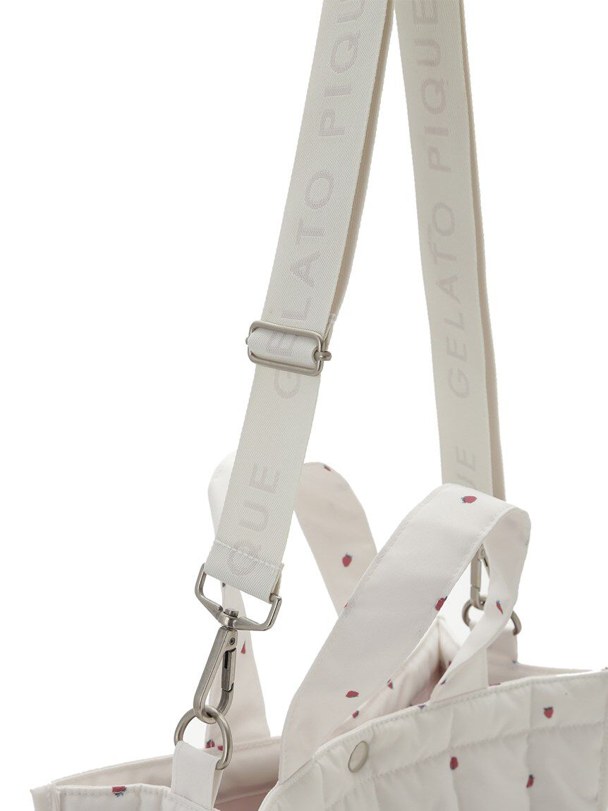  GELATO PIQUE CAT&DOG「【CAT&DOG】【販路限定商品】ストロベリーキルティングお散歩バッグＭ」|その他|