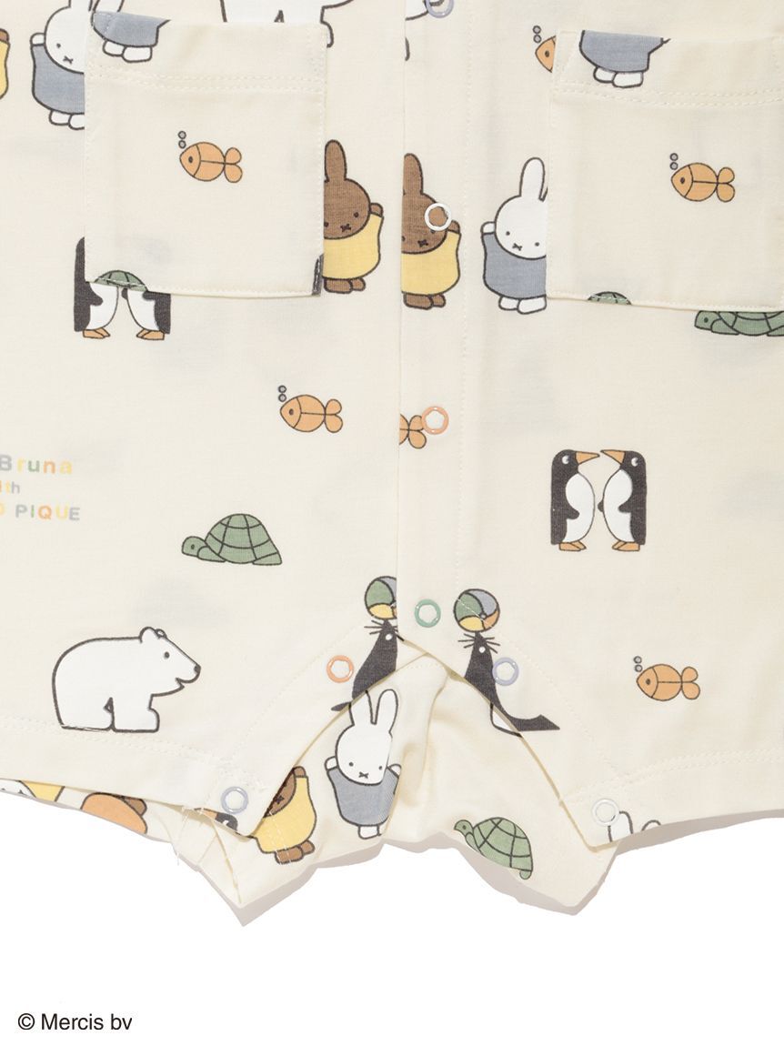 GELATO PIQUE KIDS & BABY「【Dick Bruna】【BABY】【接触冷感】総柄ロンパース」|ロンパース|