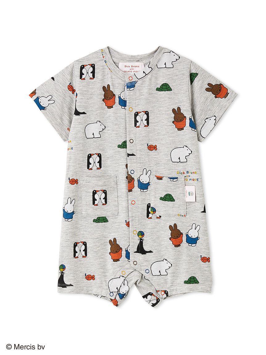 GELATO PIQUE KIDS & BABY「【Dick Bruna】【BABY】【接触冷感】総柄ロンパース」|ロンパース|