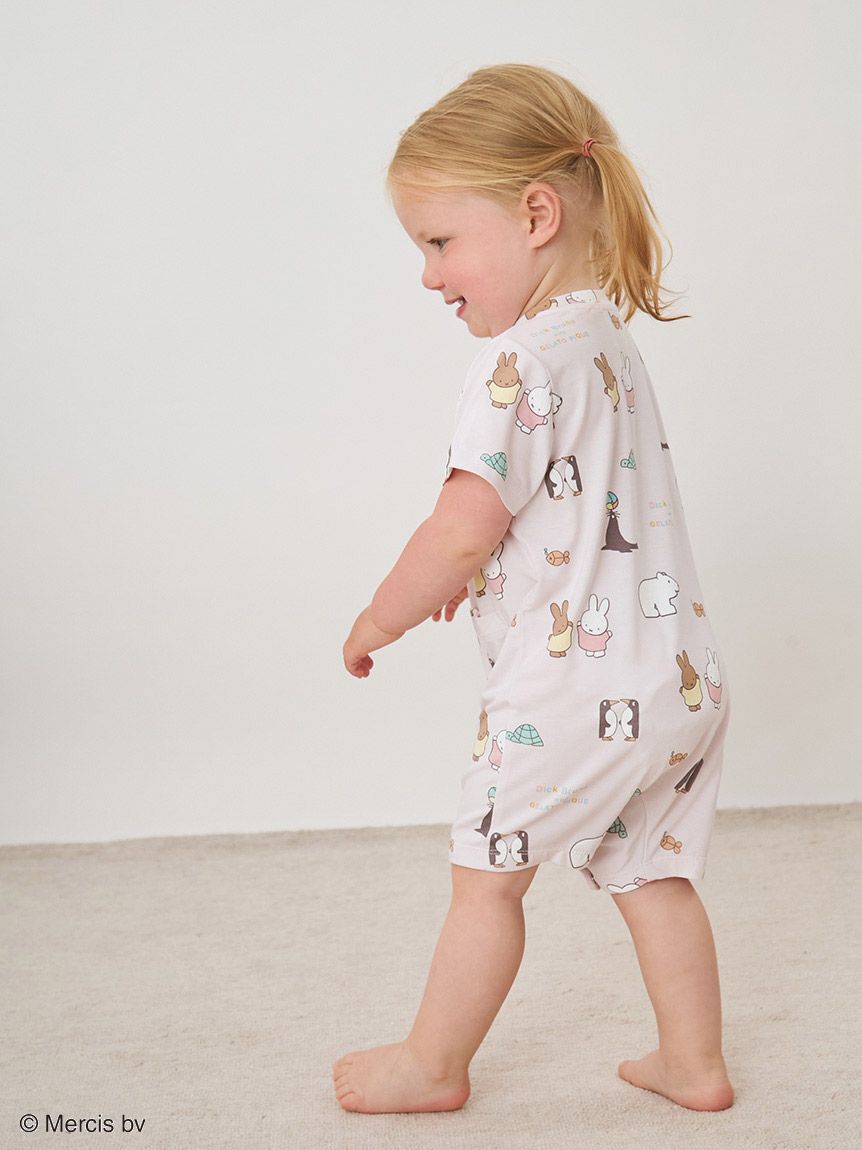 GELATO PIQUE KIDS & BABY「【Dick Bruna】【BABY】【接触冷感】総柄ロンパース」|ロンパース|