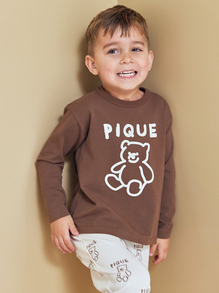 GELATO PIQUE KIDS & BABY「【KIDS】ペイントワンポイントロンT」|ルームウェア|BRW