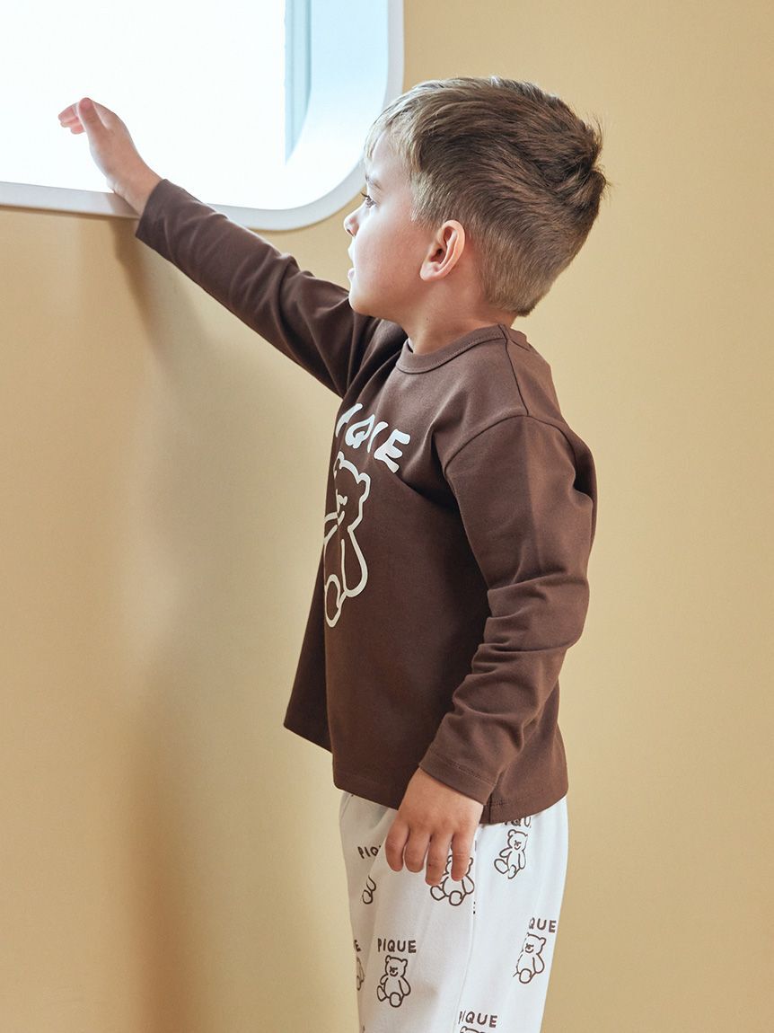 GELATO PIQUE KIDS & BABY「【KIDS】ペイントワンポイントロンT」|ルームウェア|
