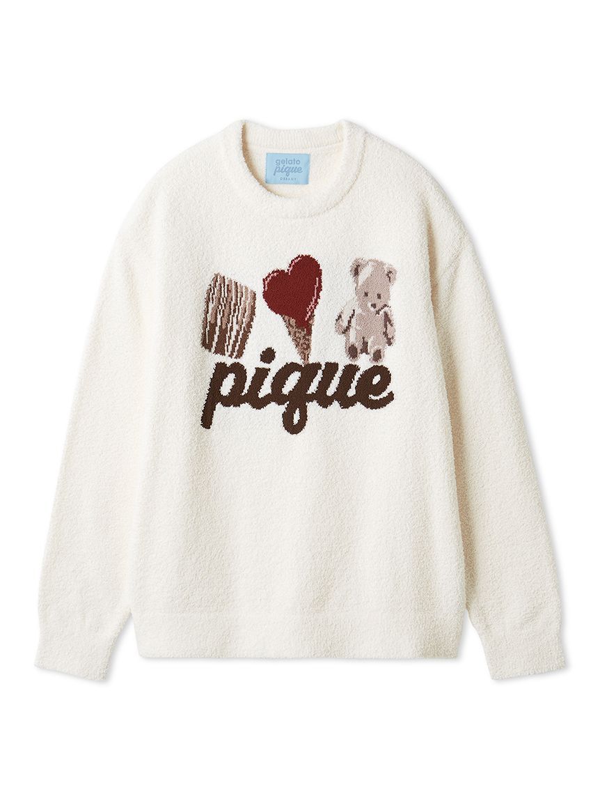 GELATO PIQUE HOMME「【HOMME】ワンポイントジャガードプルオーバー」|プルオーバー|