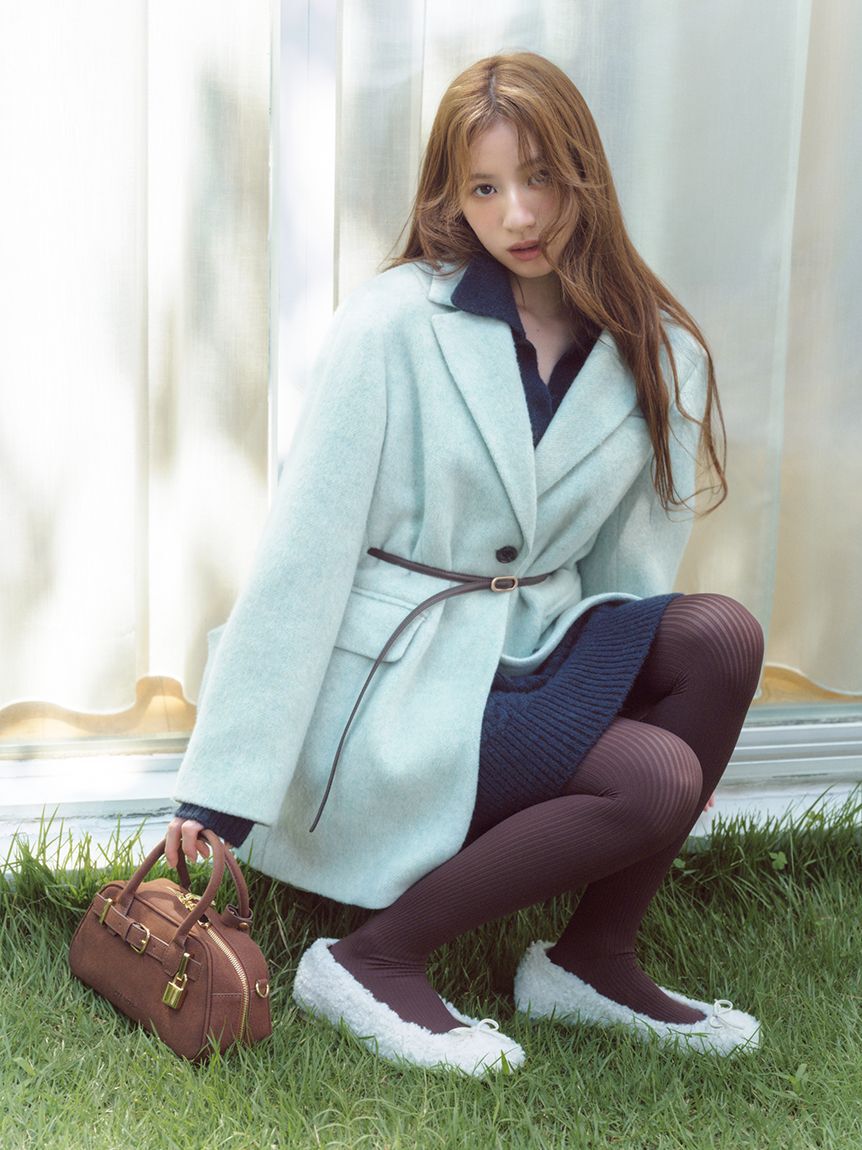 LILY BROWN「レースアップバレエシューズ」|パンプス|