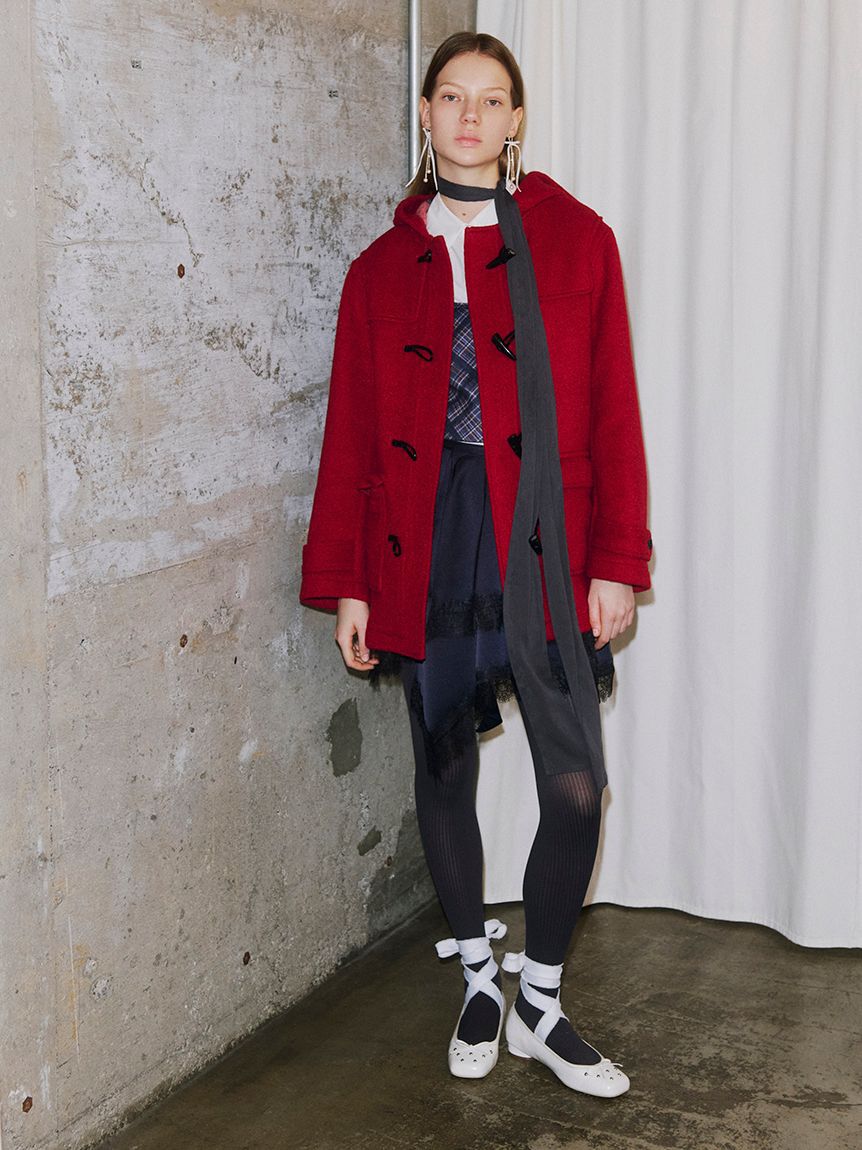 LILY BROWN「レースアップバレエシューズ」|パンプス|