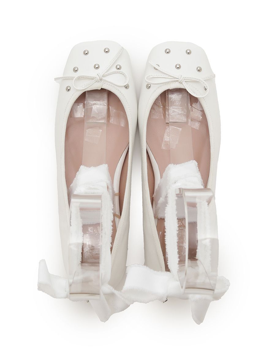 LILY BROWN「レースアップバレエシューズ」|パンプス|