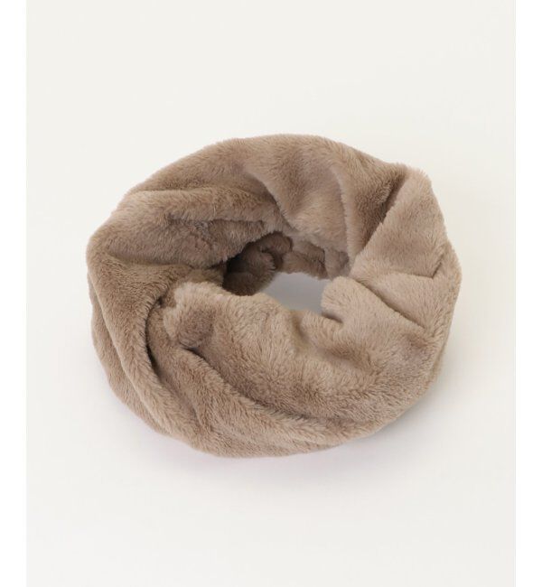 ikka「WASHABLE スヌード」|マフラー|ベージュ