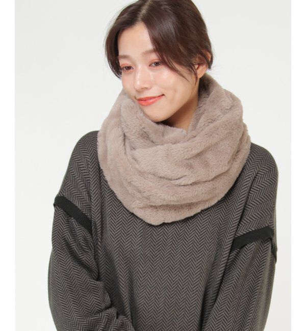 ikka「WASHABLE スヌード」|マフラー|