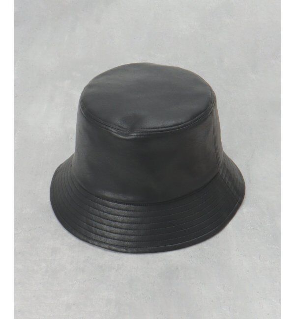 ikka「PUバケットハット」|その他|ブラック