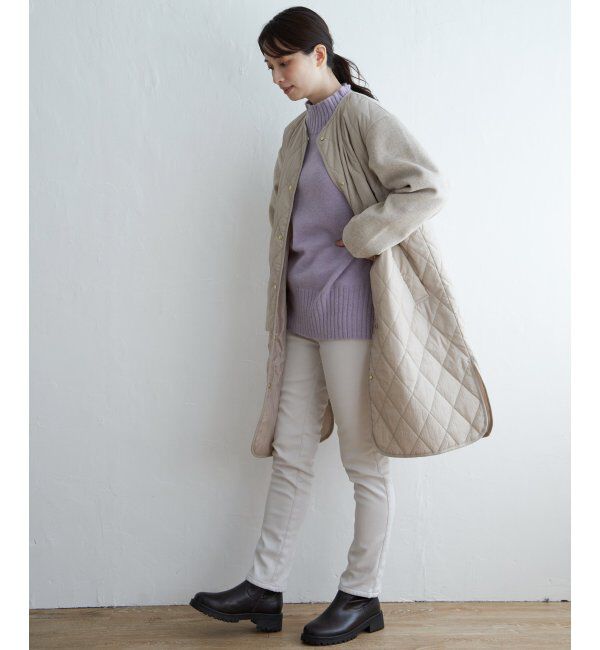 ikka「【雑誌InRed12月号掲載】 切り替えキルティング軽量コート」|その他|