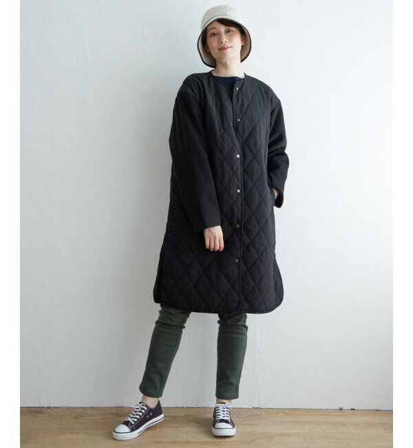 ikka「【雑誌InRed12月号掲載】 切り替えキルティング軽量コート」|その他|