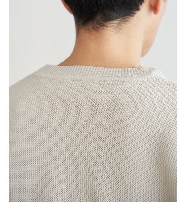 ikka「【洗濯機で洗える／2点セット】GOKU楽ニット5分袖インナーセット」|プルオーバー|