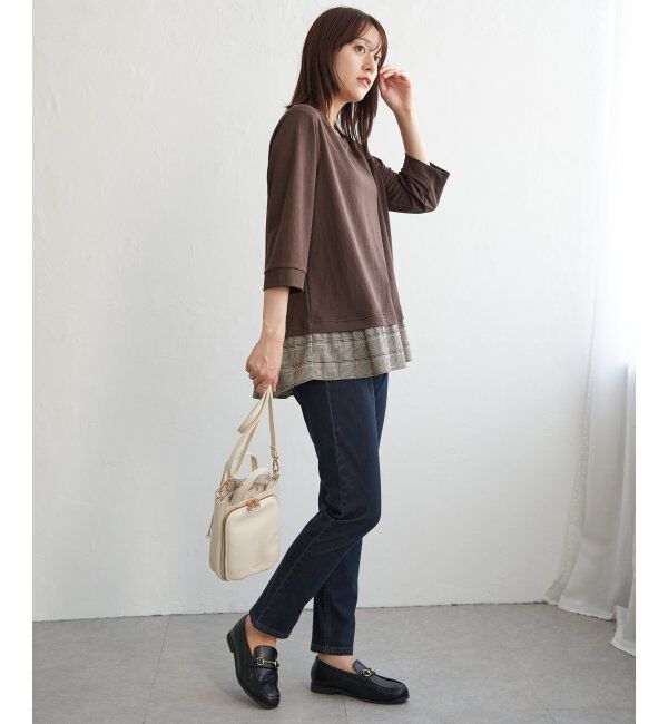 ikka「冷感裾レイヤードプルオーバー」|その他|