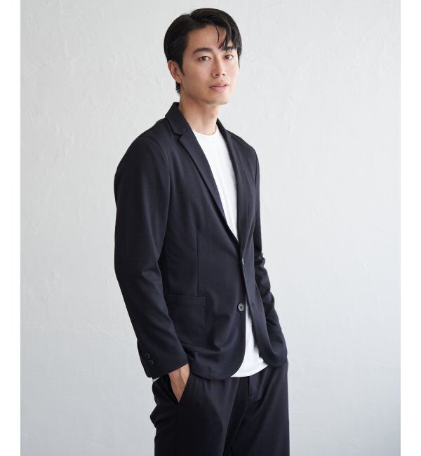 IKKA LOUNGE「GOKU楽ワークTRポンチジャケット」|テーラードジャケット|