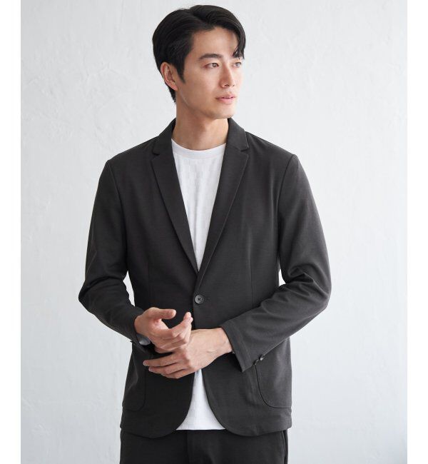 IKKA LOUNGE「GOKU楽ワークTRポンチジャケット」|テーラードジャケット|