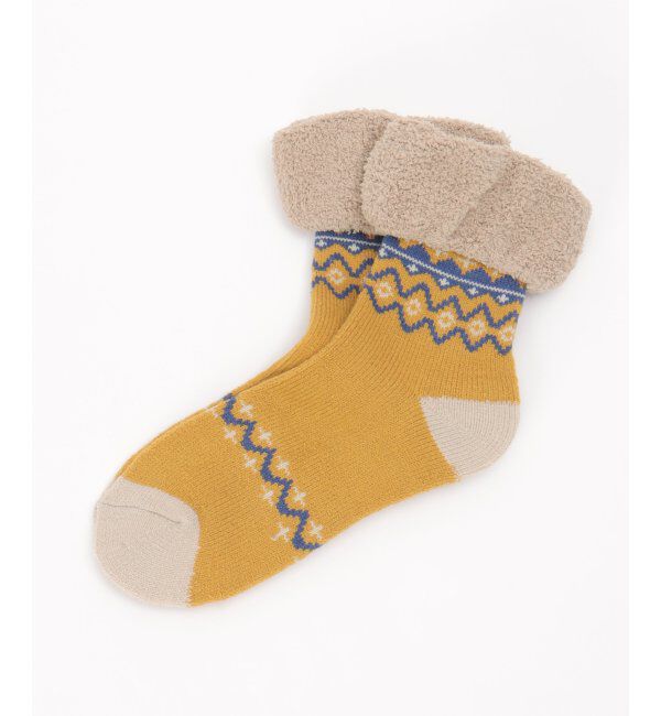 Lbc with Life「裏起毛ソックス フォークロア」|その他|