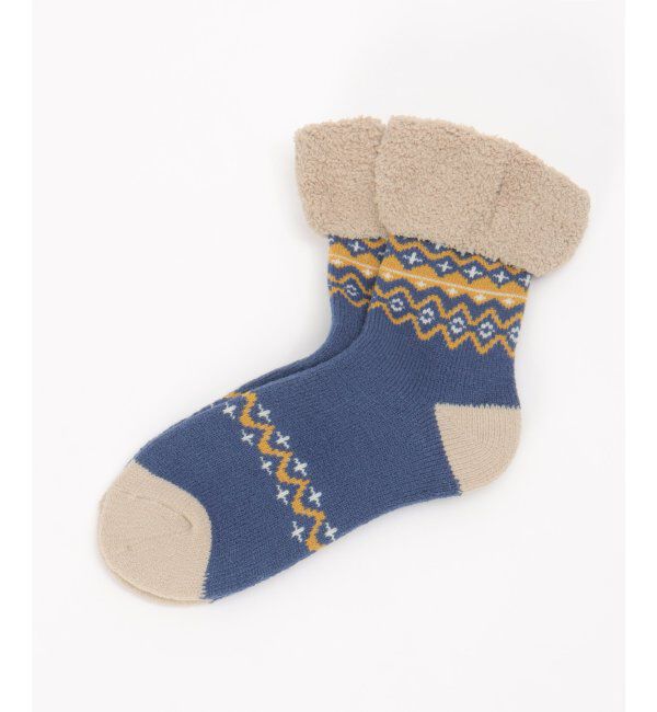 Lbc with Life「裏起毛ソックス フォークロア」|その他|