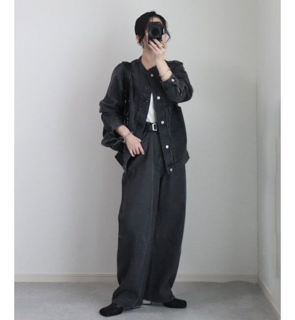 Lbc with Life「アシメボタンカーブデニムパンツ」|その他|