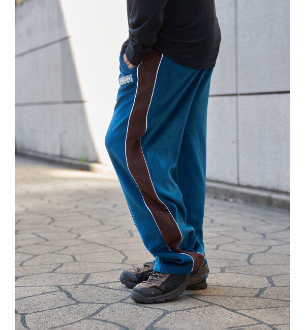 VENCE share style「VISION STREET WEAR ビジョンストリートウェア ベロアトラックパンツ」|その他|ブルー
