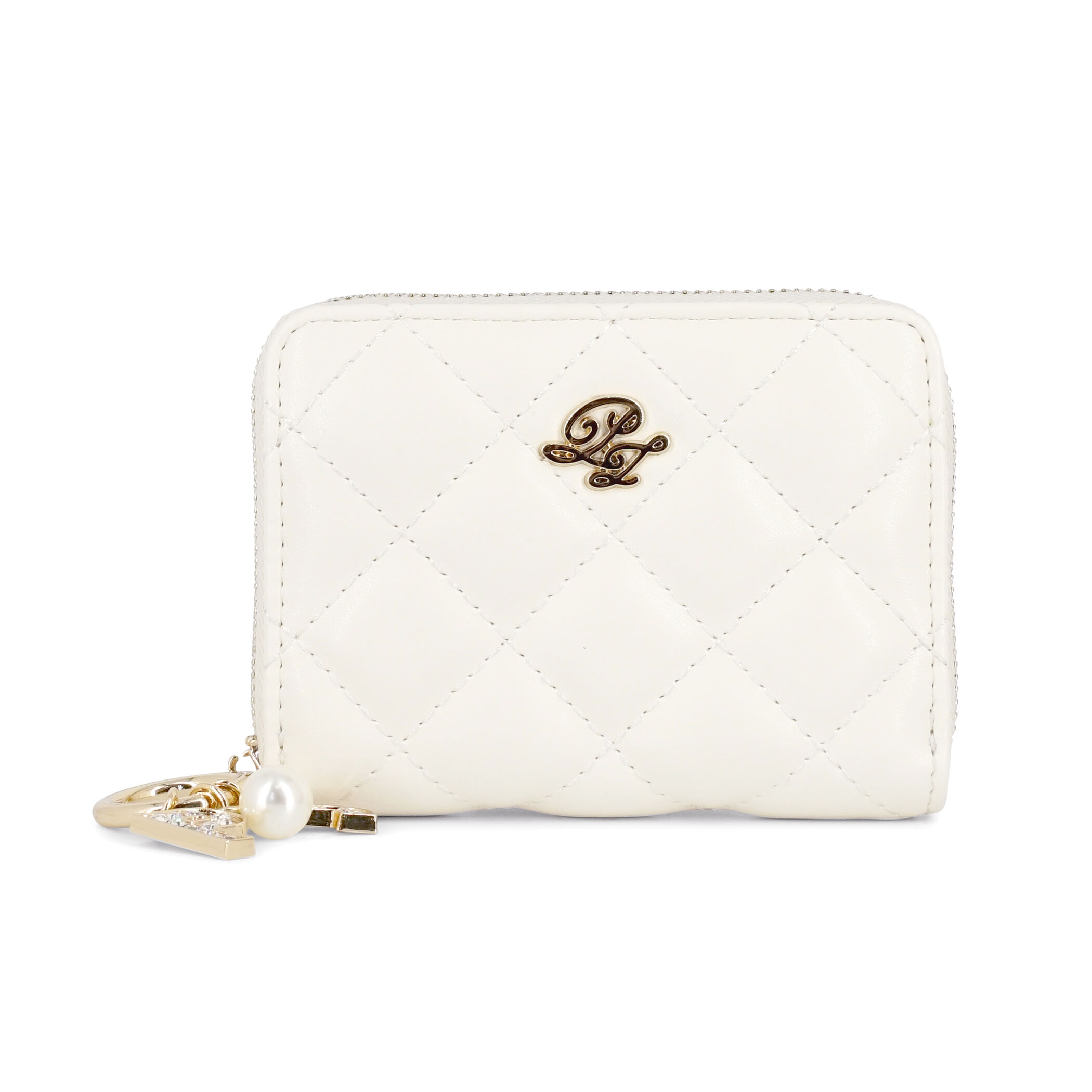 PAUL&JOE「コインケース　／　キルティング」|定期入れ|アイボリー