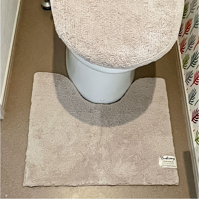 BACKYARD FAMILY「トイレマット おしゃれ 通販 50x60cm クッショニー2 洗える マット ミニ 小さめ」|トイレタリー・ランドリーグッズ|