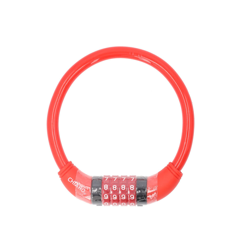 BACKYARD FAMILY「chiaro キアーロ ワイヤーロック ダイヤル式 P-4273S 通販 ナンバーセット」|その他|レッド1