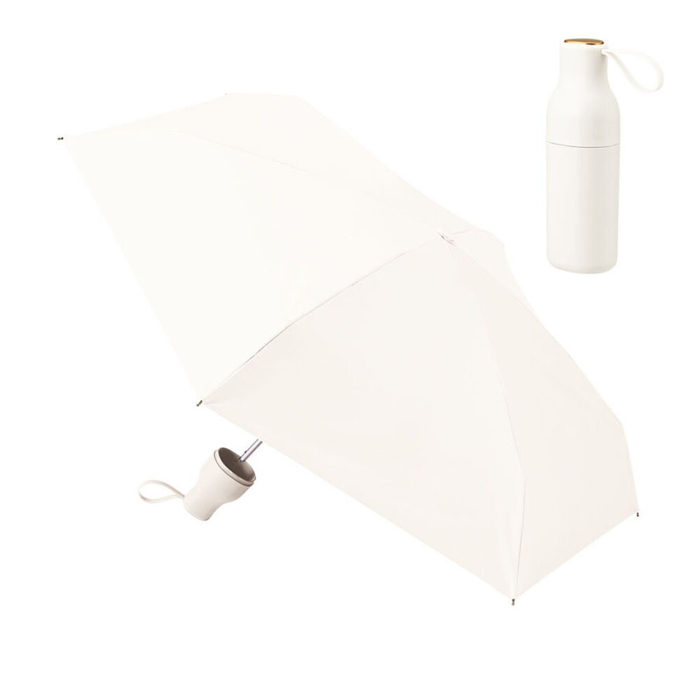 BACKYARD FAMILY「motteru 傘 折りたたみ 通販 折りたたみ傘 折りたたみ日傘 晴雨兼用傘 折り畳み傘 かさ」|傘|ホワイト1