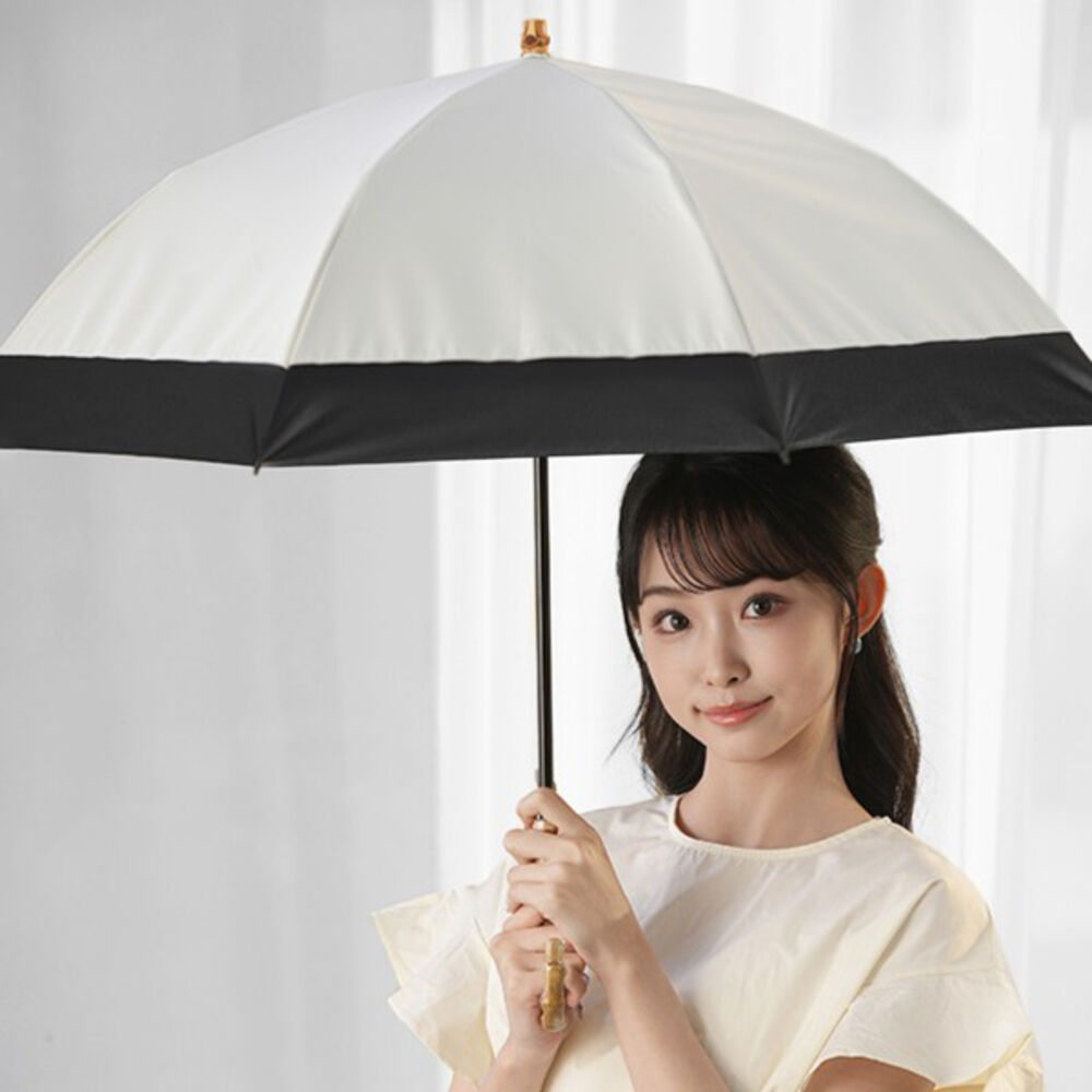 BACKYARD FAMILY「KIZAWA 日傘 折りたたみ 通販 キザワ M50DP082PO 折りたたみ傘 折りたたみ日傘」|傘|ホワイト2