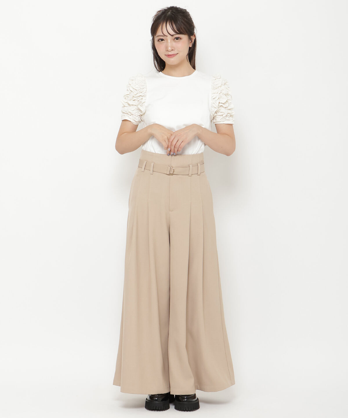 REDYAZEL「ボリュームデザインスリーブトップス」|Tシャツ・カットソー|