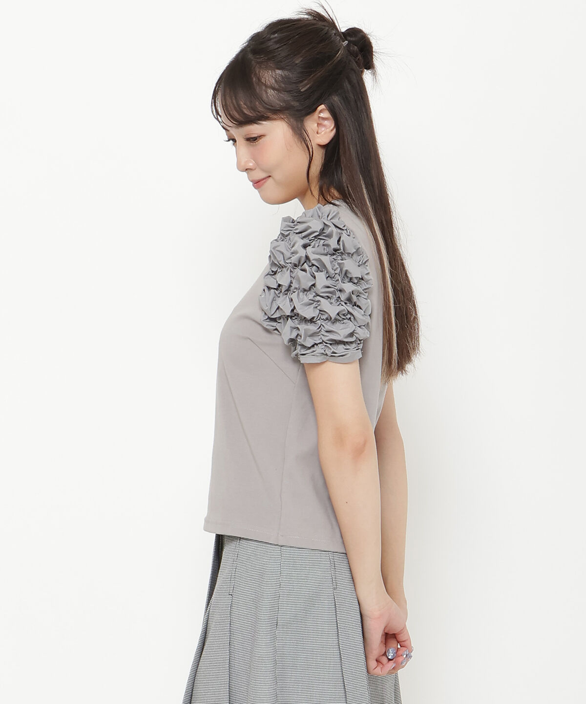 REDYAZEL「ボリュームデザインスリーブトップス」|Tシャツ・カットソー|