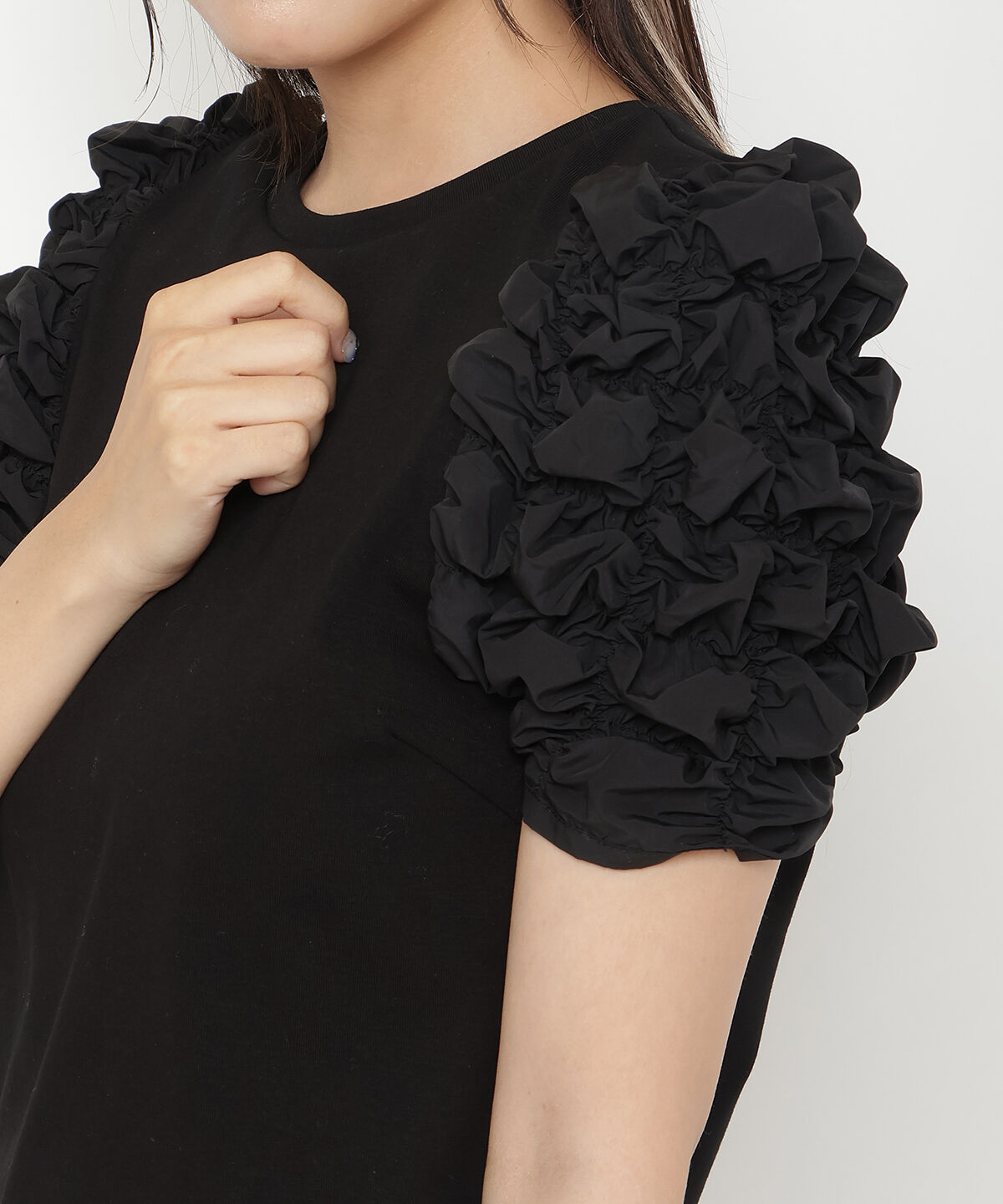 REDYAZEL「ボリュームデザインスリーブトップス」|Tシャツ・カットソー|