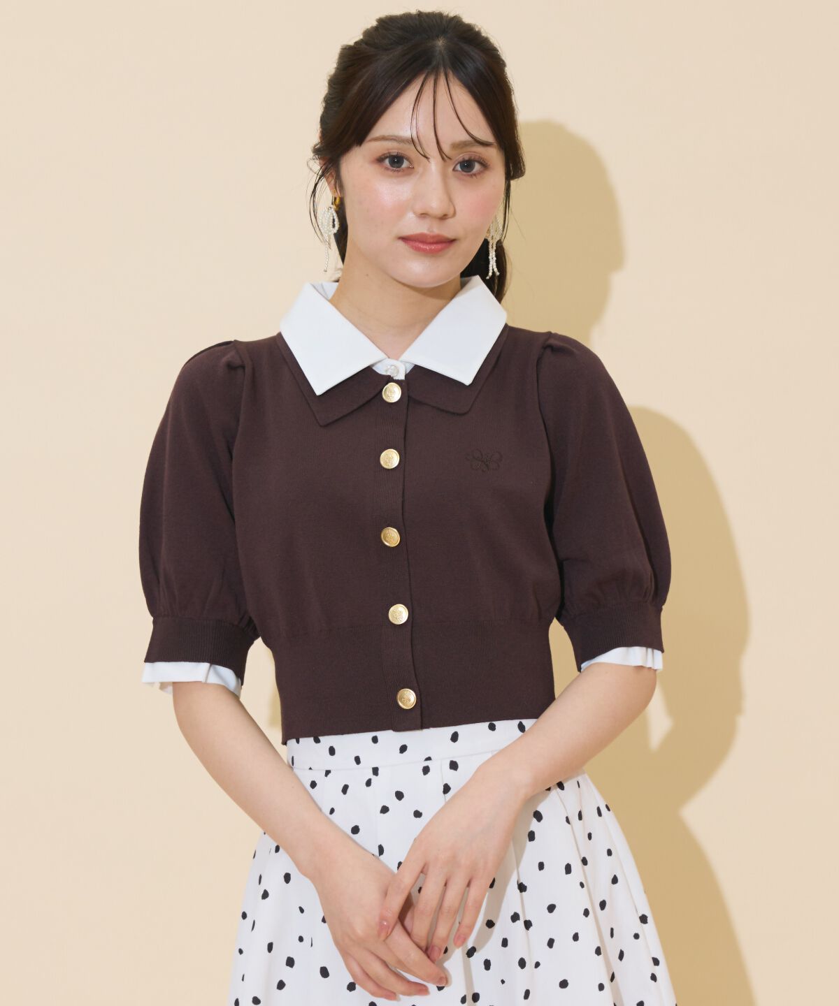 WILLSELECTION「レイヤードカラープルオーバー」|ニット・セーター|