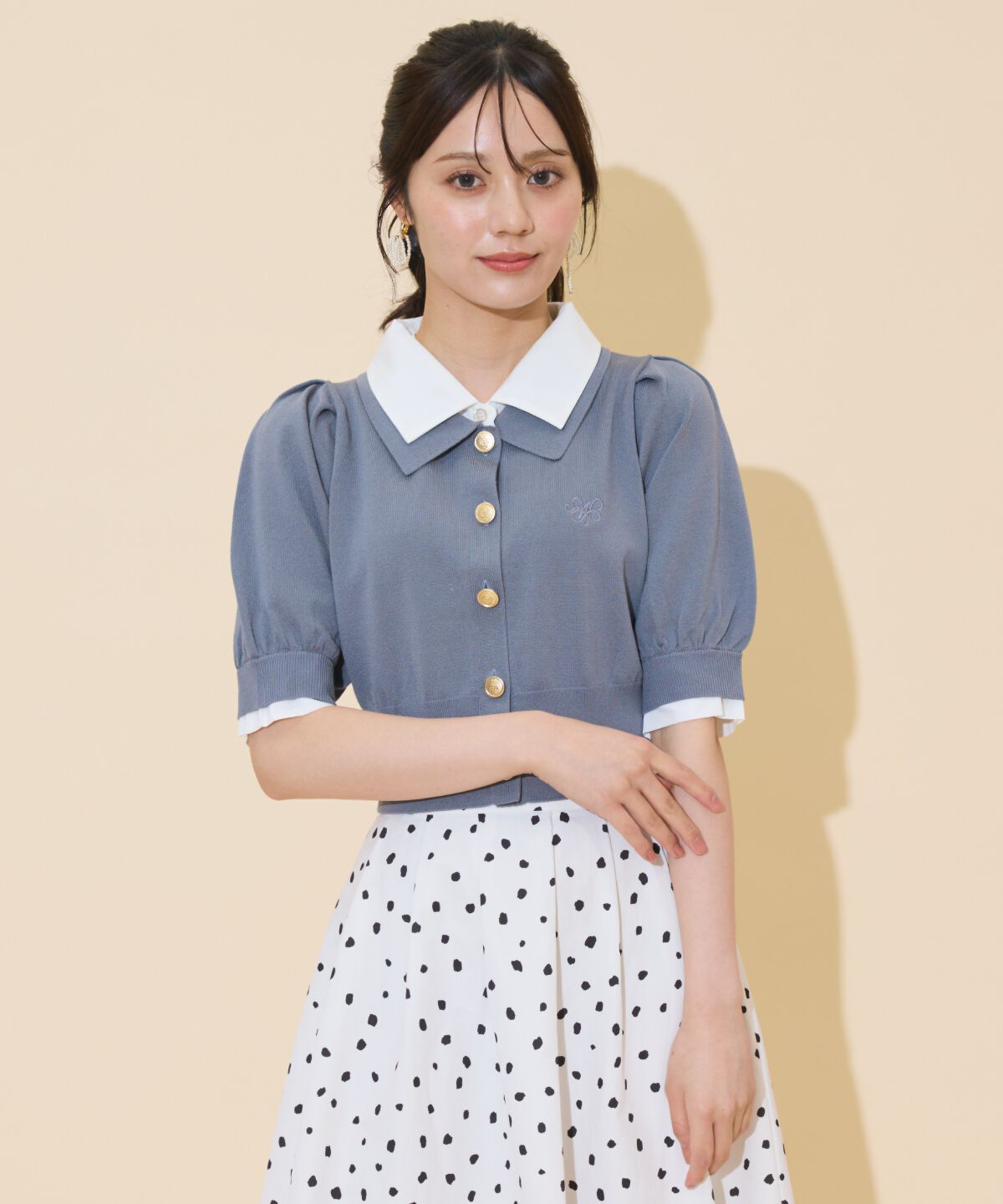 WILLSELECTION「レイヤードカラープルオーバー」|ニット・セーター|