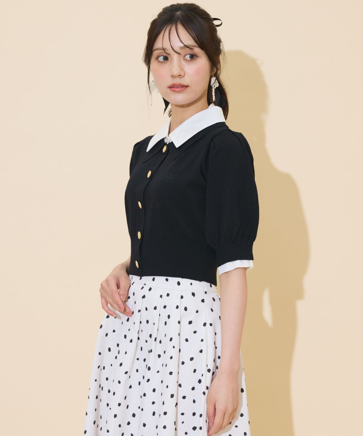 WILLSELECTION「レイヤードカラープルオーバー」|ニット・セーター|