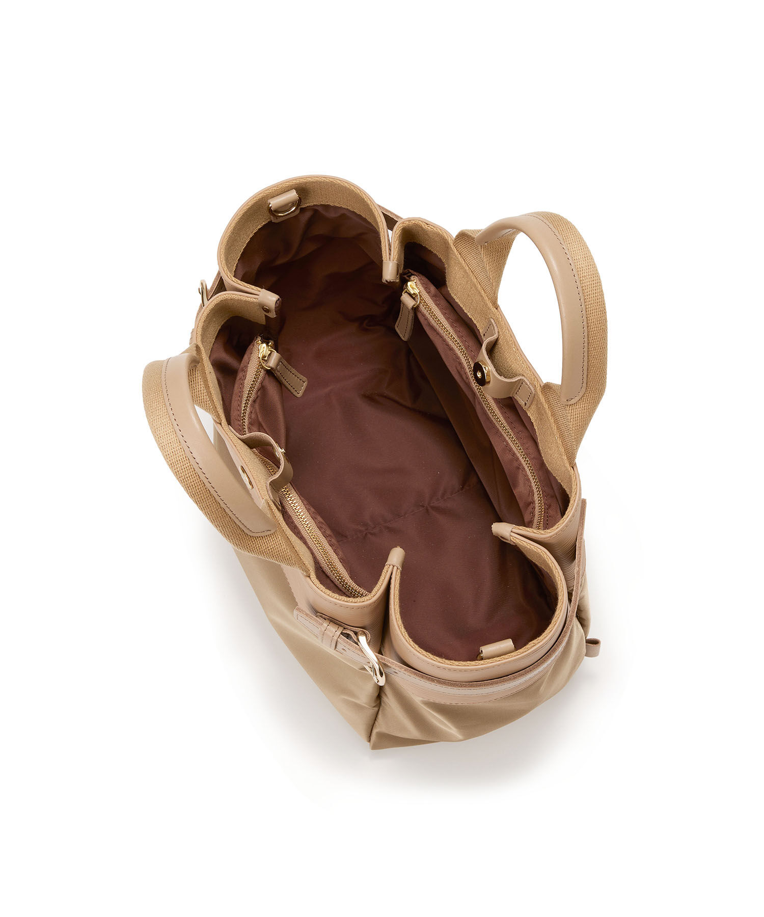 TOPKAPI BREATH「【Breath TOPKAPI】RIPPLE リプル ナイロン コンビ ベルト デザイン ミニ トートバッグ」|トートバッグ|